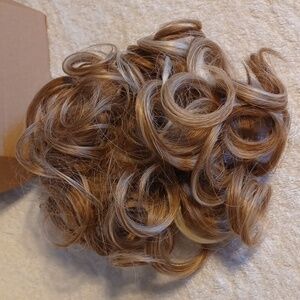Reecho hair extensions 9 inch clip on hair extensions eith highlights